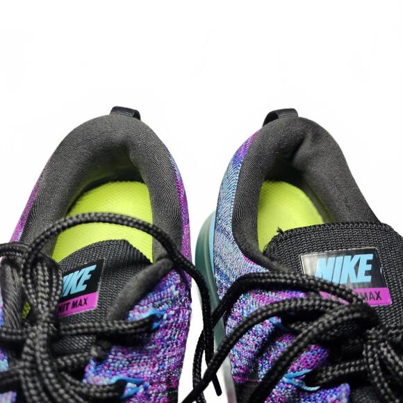 Nike Womens Air Max Flyknit Racer Running Shoes Multi Size 7.5 - Picture 4 of 8